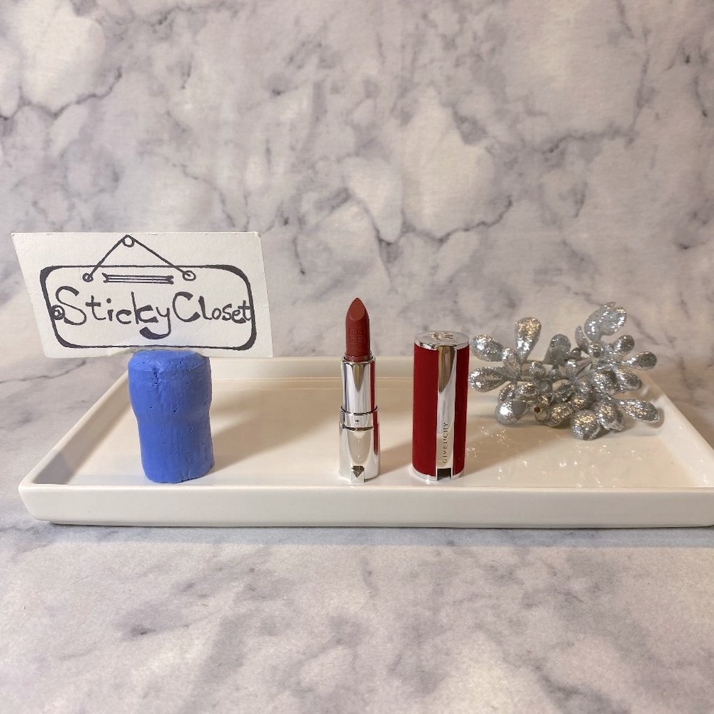 Givenchy Beauty,Le Rouge Lipstick 37 Deep Velvet,Matte Red-Mini 1.5g,0.05oz-NEW